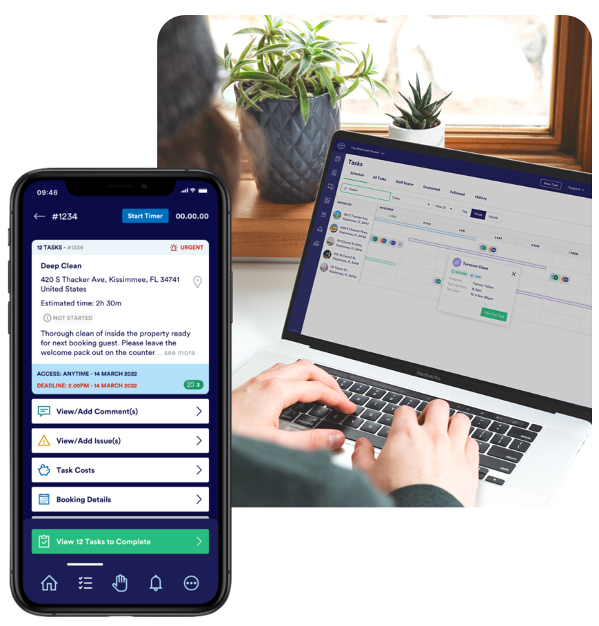 Vacation Rental Cleaner App