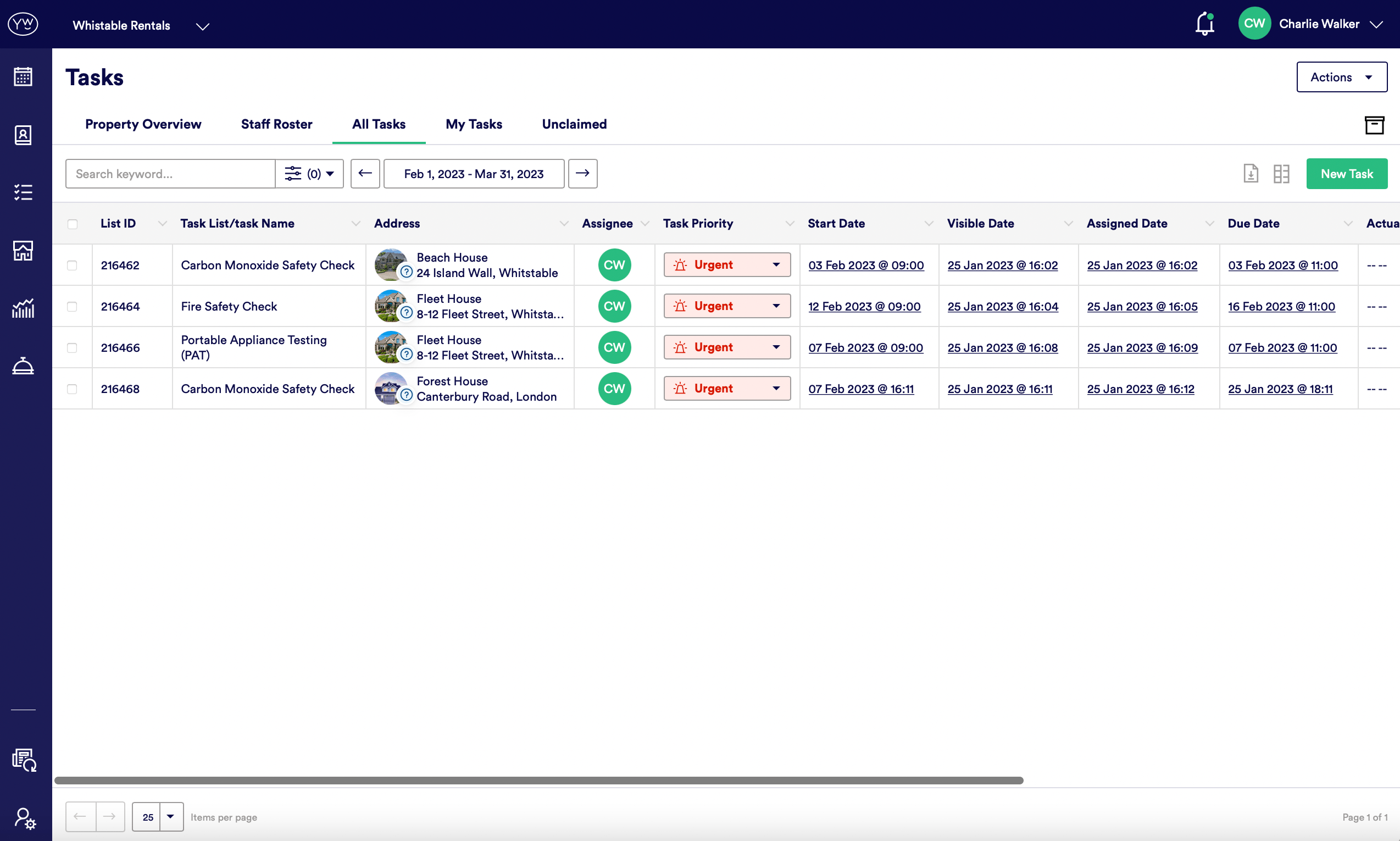 Holiday Rental Registation - Compliance Tasks